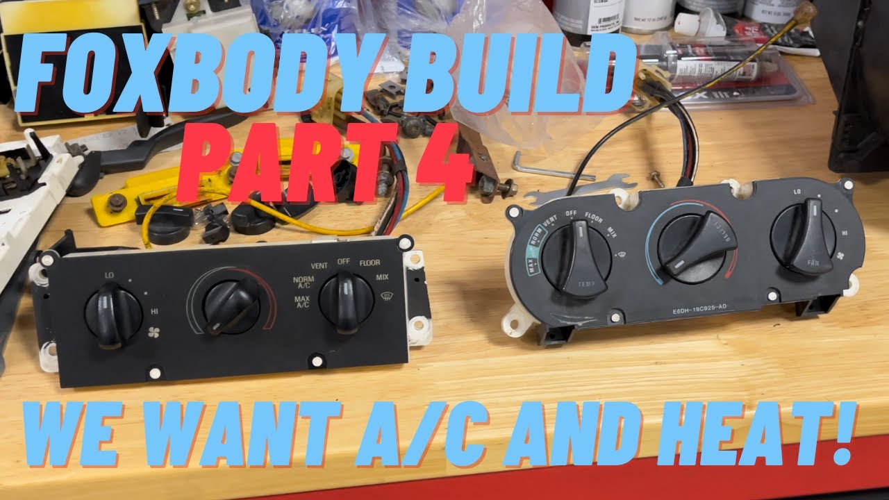 Have a broken #foxbody HVAC control panel? WE REPAIR ONE!
