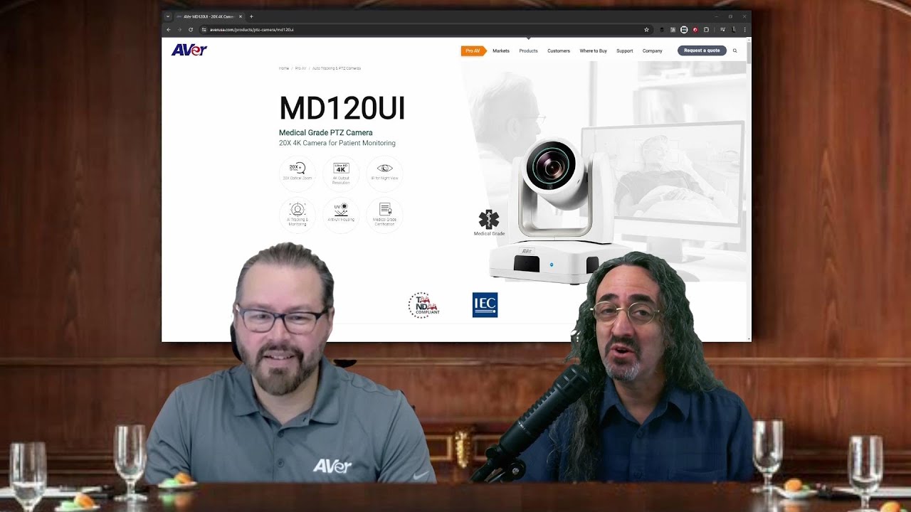 AVer's MD120UI Medical Grade PTZ Camera