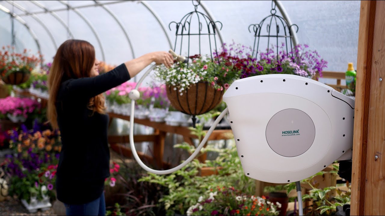 Hoselink Retractable Hose Reel 💦🌿 // Garden Answer