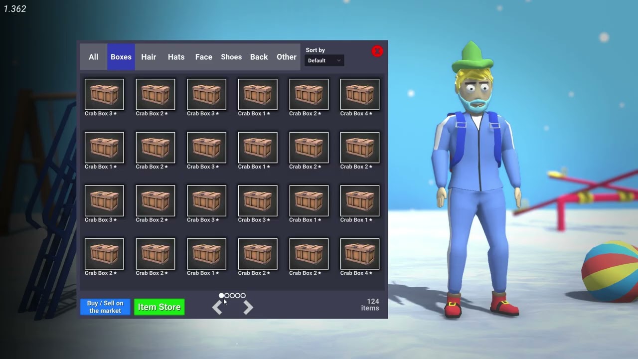 Crab Game opening 100 boxes!