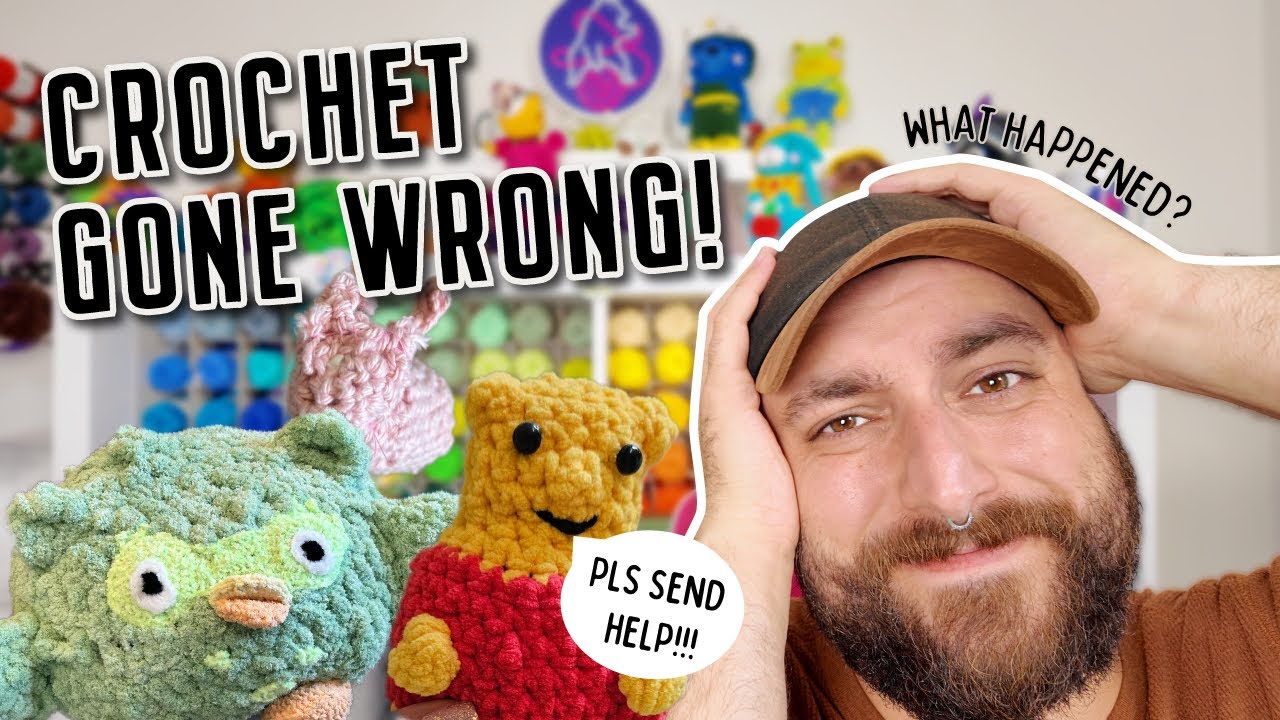 Reacting to your FAILED CROCHET projects on Reddit!!!