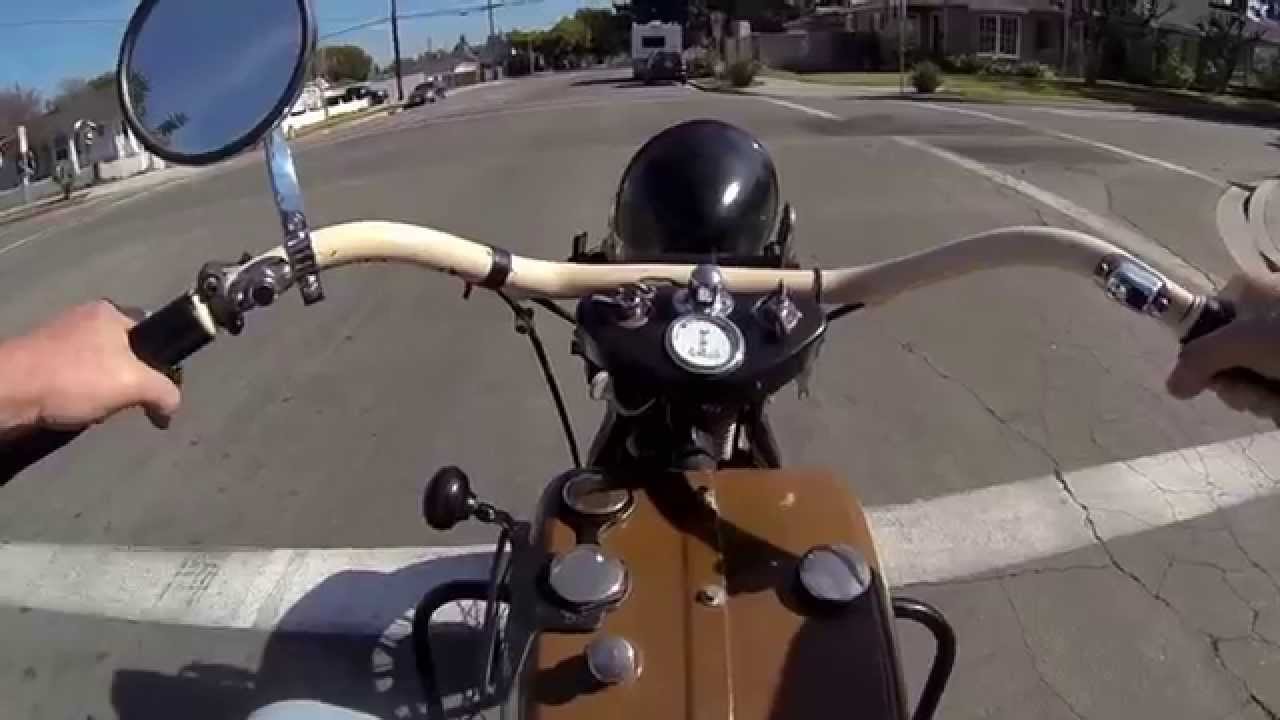 1934 Harley start and ride