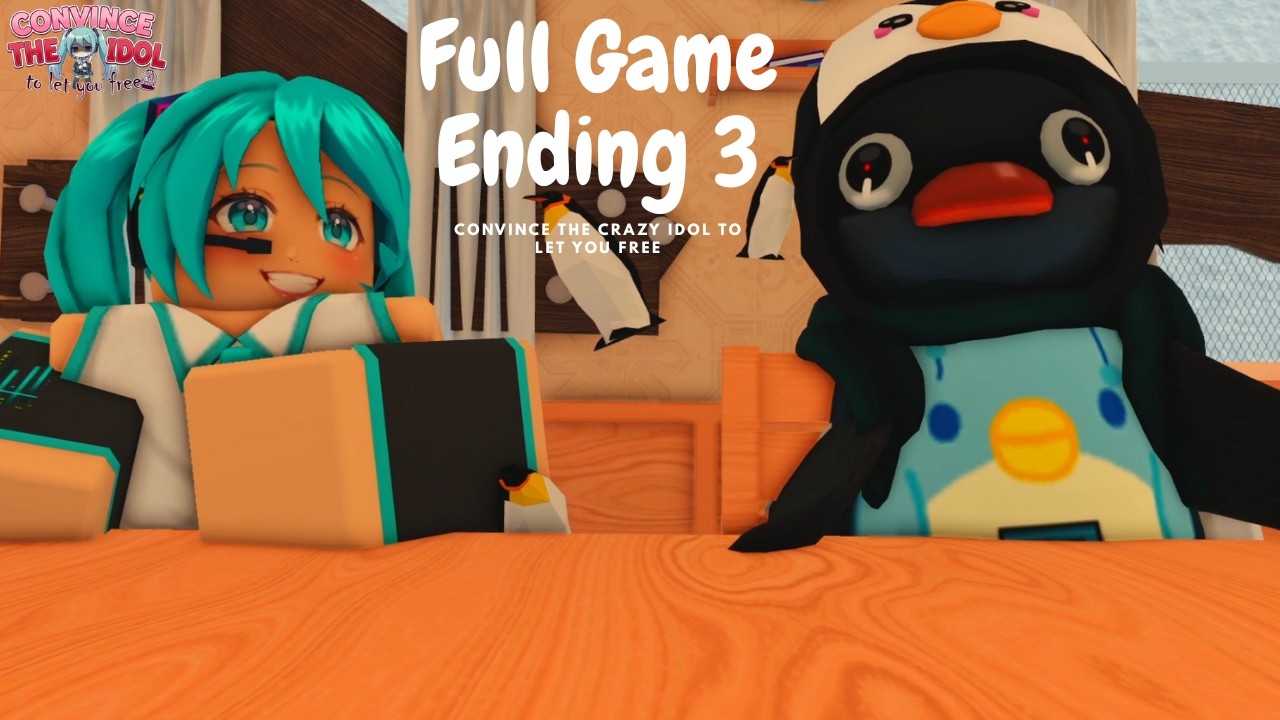 Roblox Convince The Crazy Idol To Let You Free Full Game (Part 3) Stay Ending