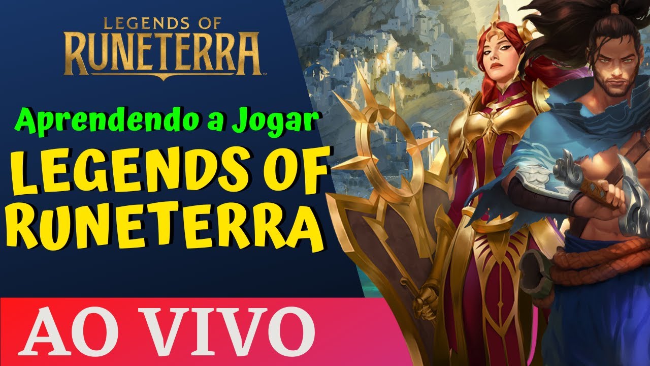APRENDENDO A JOGAR LEGENDS OF RUNETERRA - LOR - GAMEPLAY INICIAL
