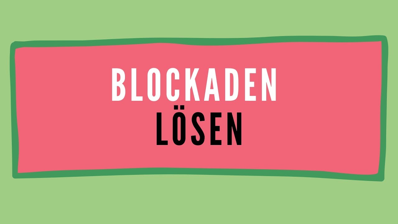 Blockaden lösen mit Hypnose