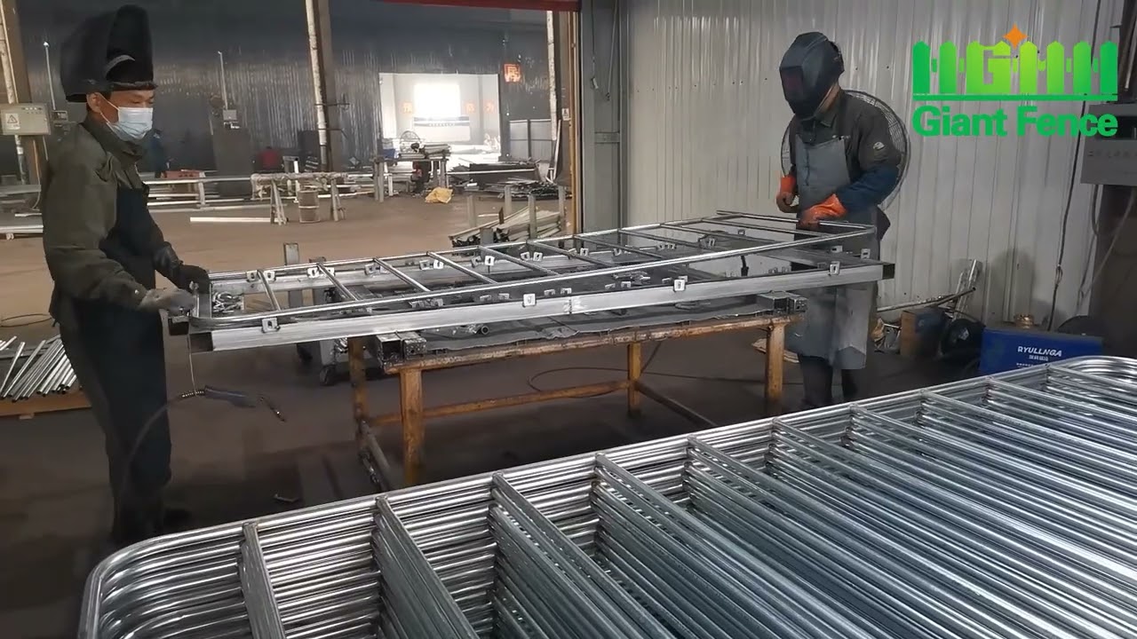 production for crowd control barrier from giantfence