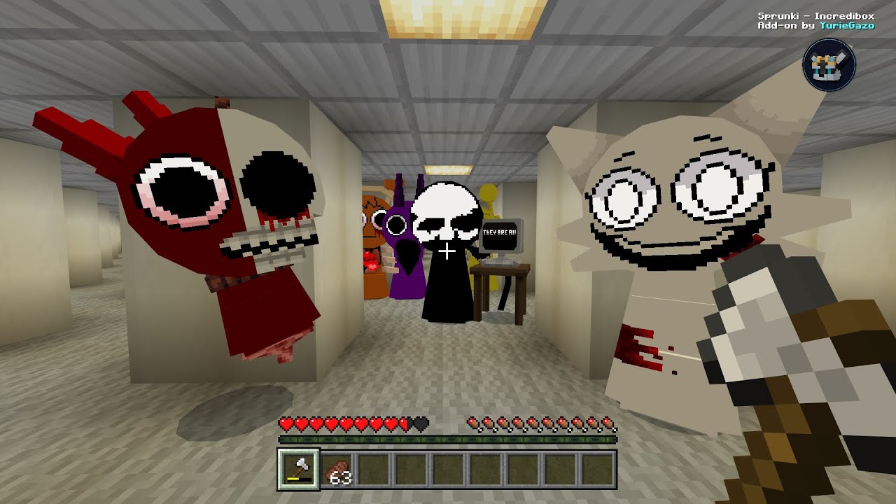 I Found Incredibox SPRUNKI Phase 2 in NEW Backrooms in Minecraft PE