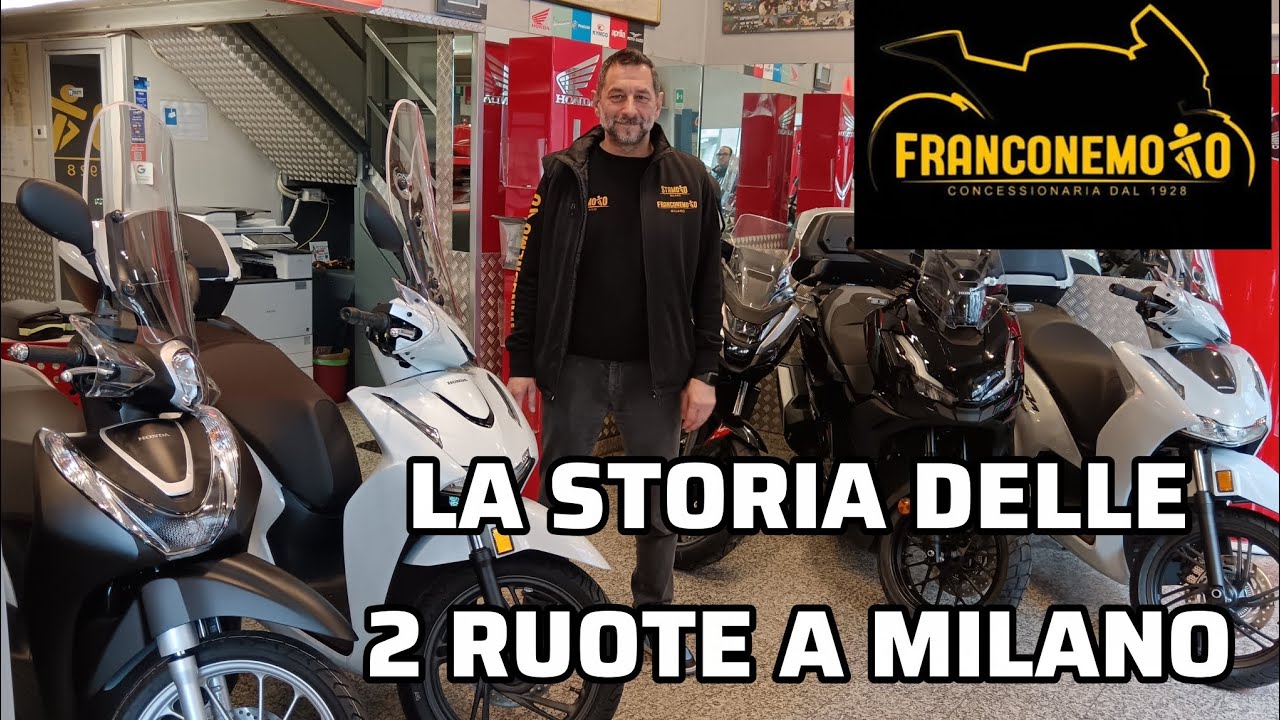 FRANCONE MOTO: LA STORIA DELLE 2 RUOTE A MILANO. CON SIMONE