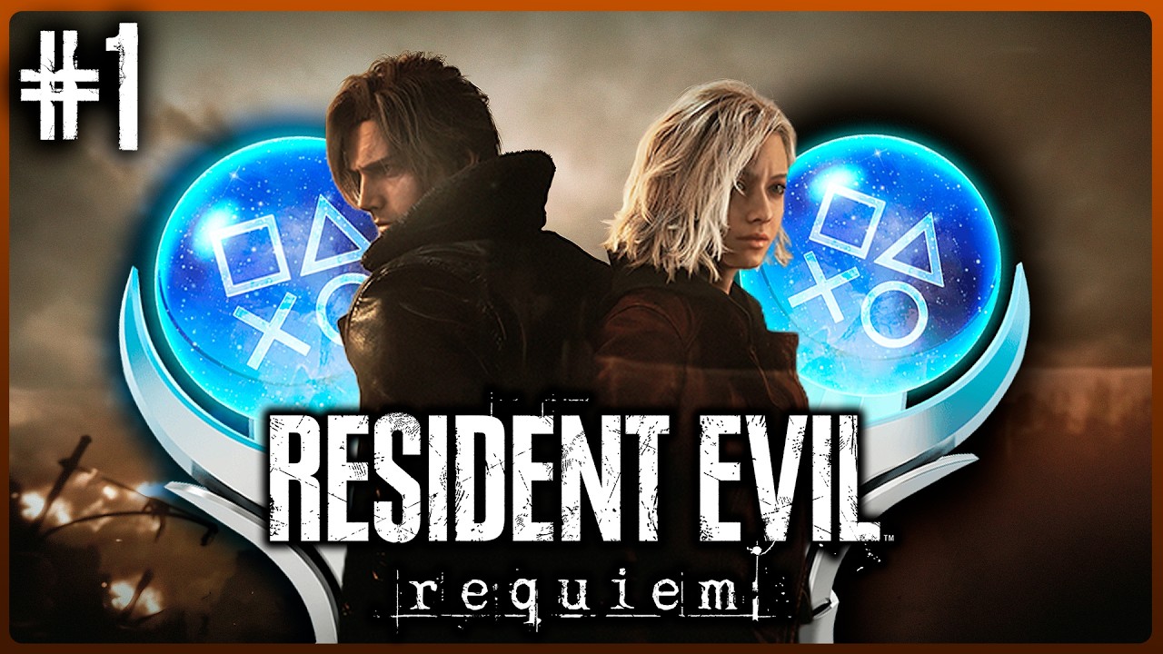 Iniciando a Jornada de Grace e Leon em Resident Evil Requiem | Live de Platina | Parte 1