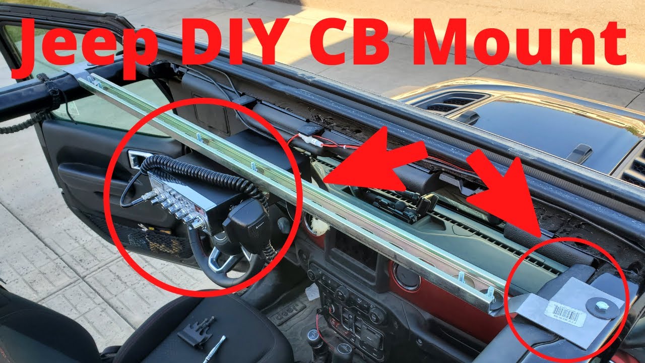 Jeep CB DIY Mount: JL and JT