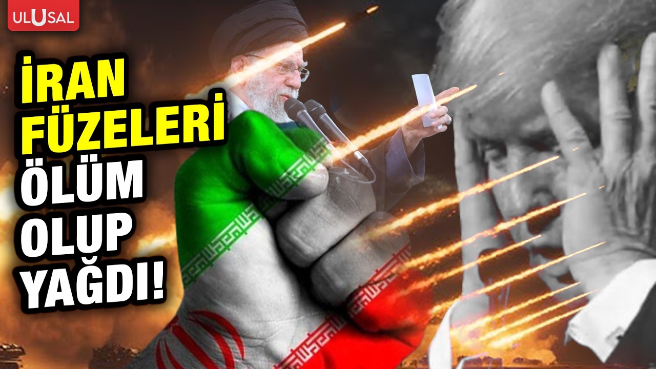 İran ABD üslerine ve İsrail'in kilit noktalarına füze yağdırdı!