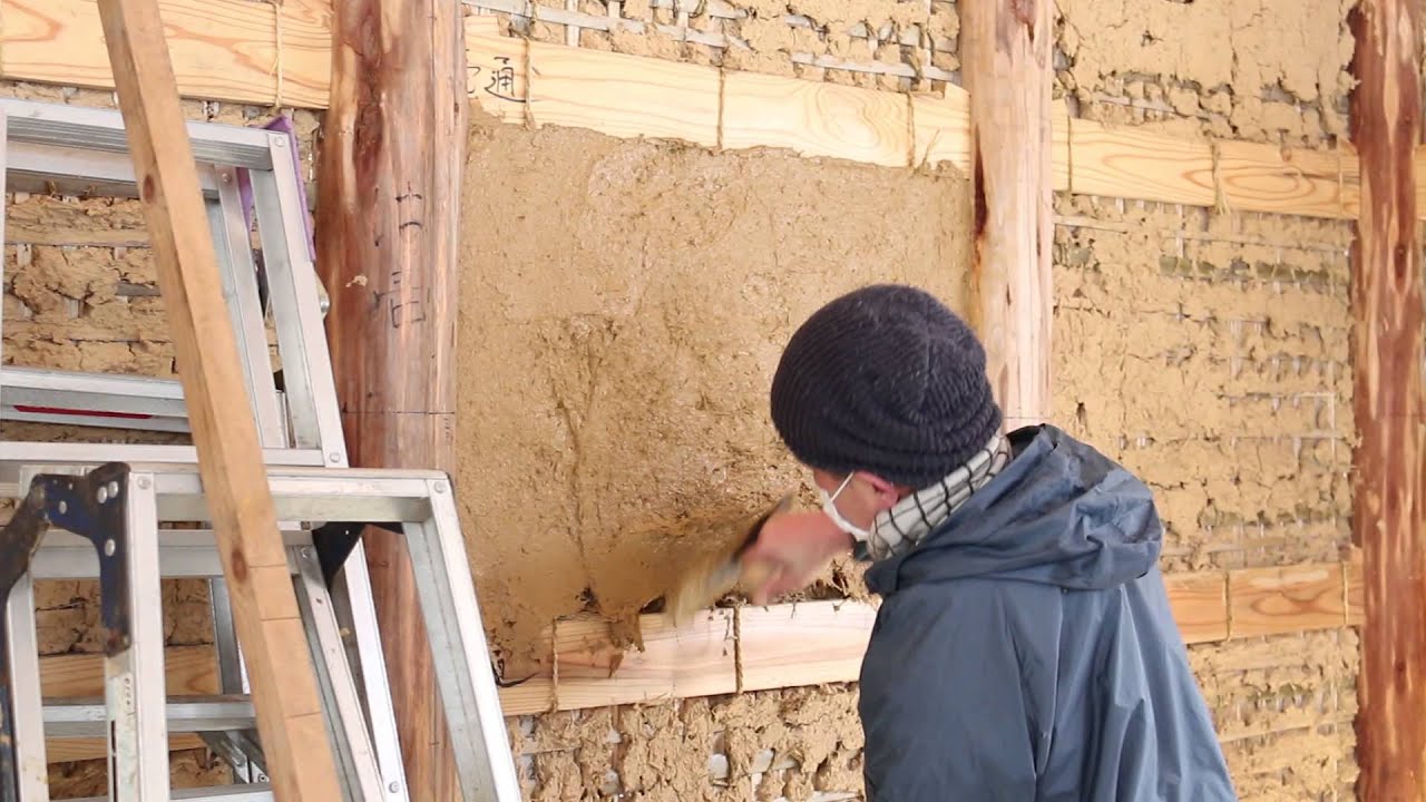 第4回 土壁 左官士さん裏側作業例