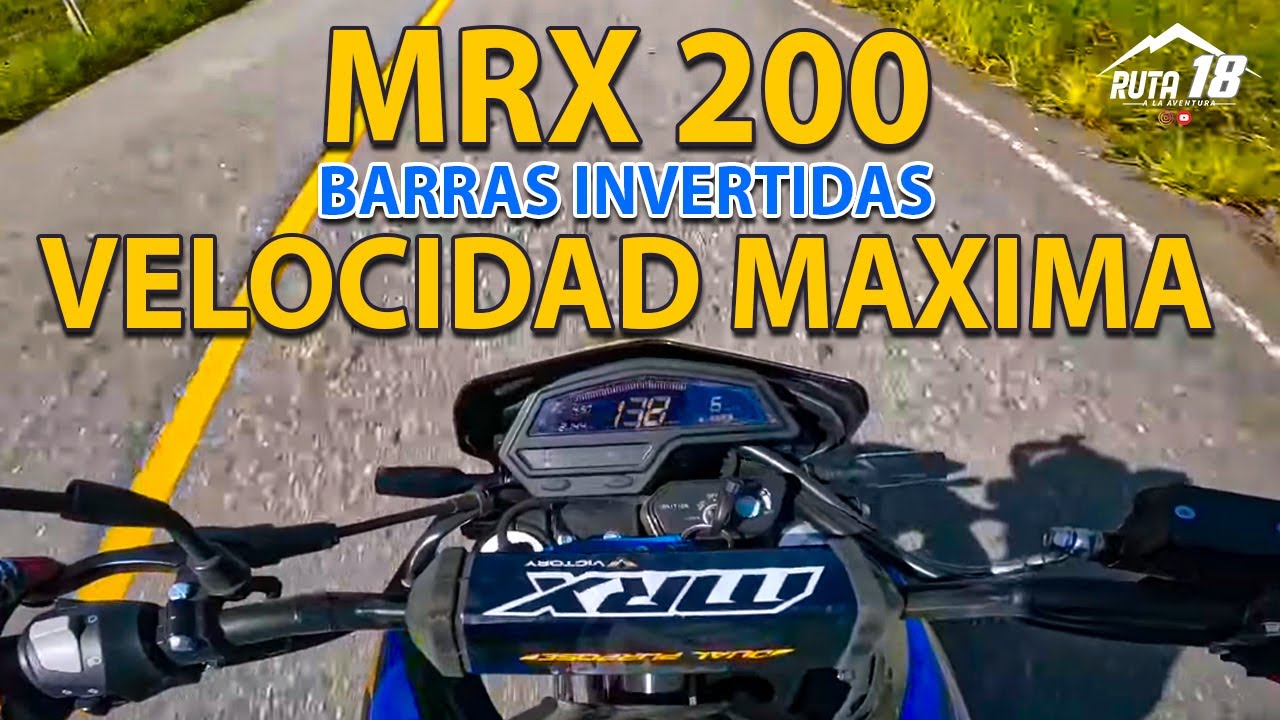 Top speed MRX 200 barras invertidas / Velocidad Máxima