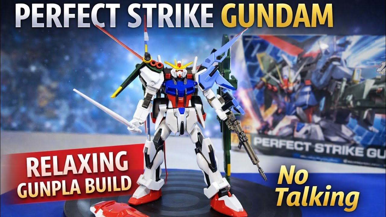 Perfect Strike Gundam HG 1/144 Build | Relaxing Gunpla (No Talking)