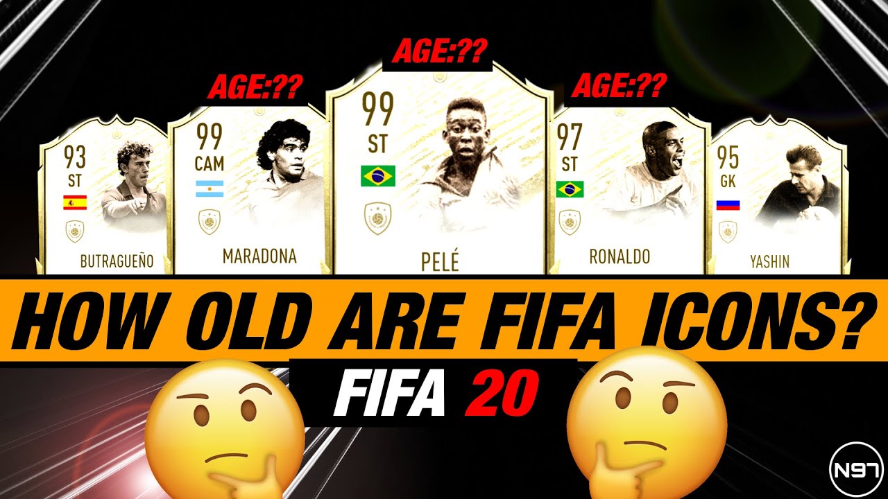 HOW OLD ARE FIFA 20 ICONS?🤔 | AGES OF FIFA ICONS
