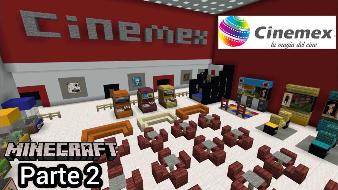 Como hacer un Cinemex en Minecraft parte 2
