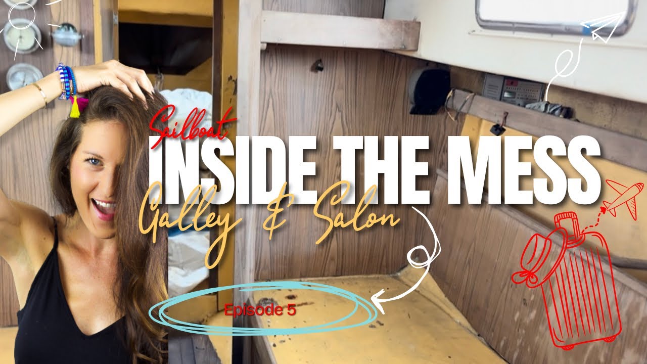Inside Our FREE Sailboat… It’s Worse Than We Thought | Ep. 5: The Suburban Mermaid