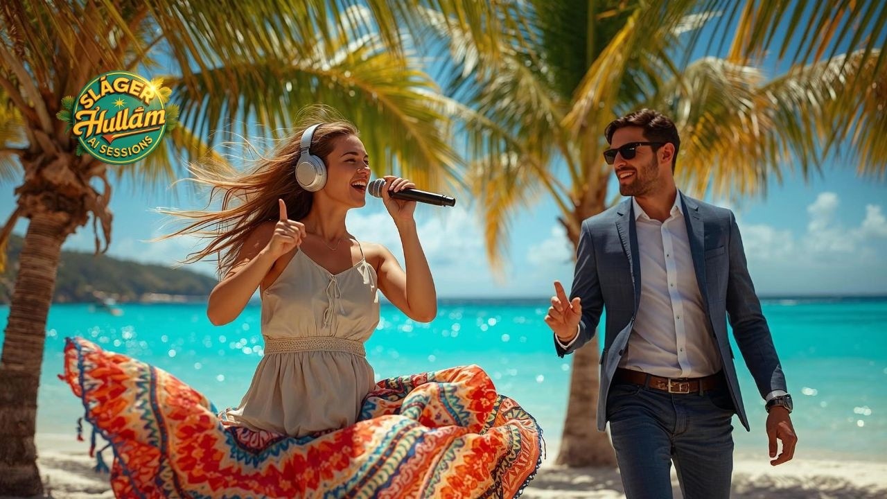 🌺 Sunset Love Story 🌴 | Romantic Tropical Pop (Summer Love Vibes)