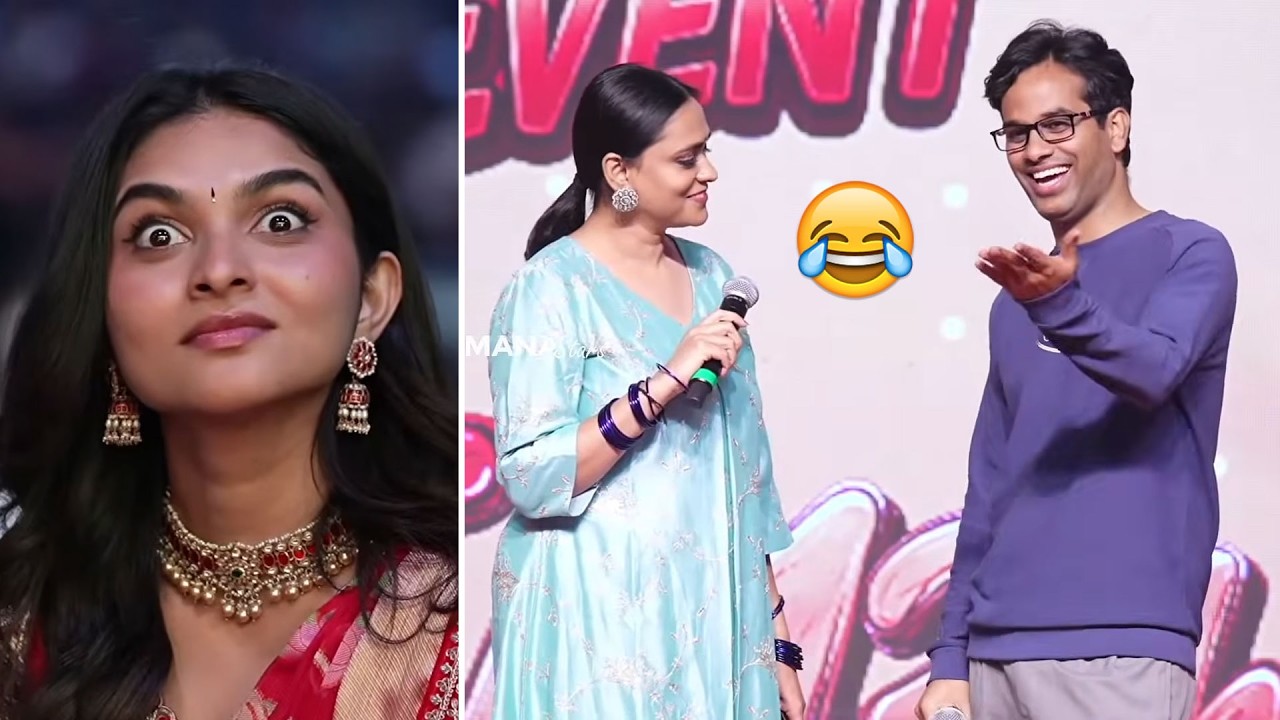 Director Anudeep KV Hilarious Fun With Anchor | Funky Movie Pre-Release Event