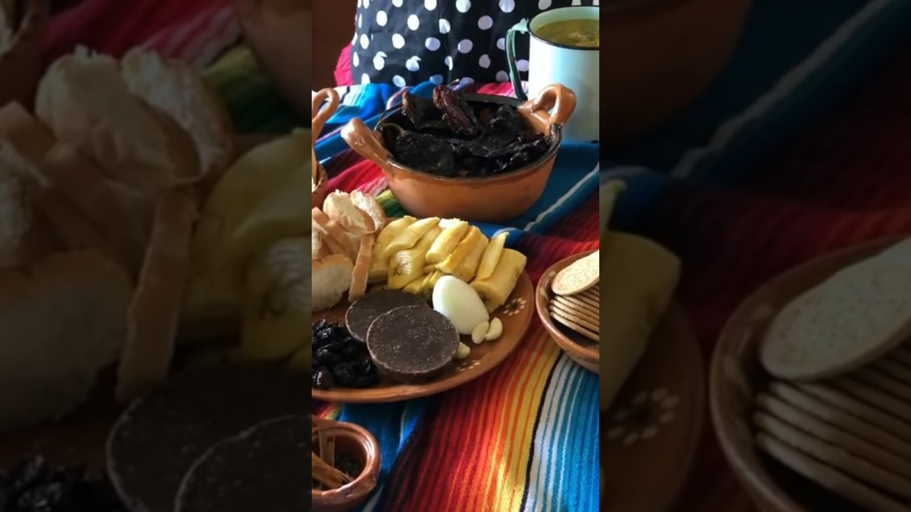Ingredientes para preparar mole poblano #receta #ingredientes #mole #poblano