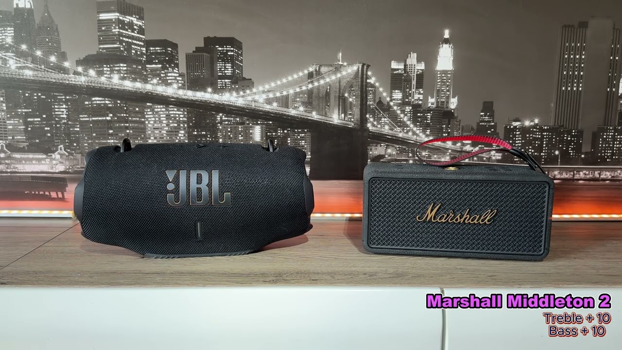 JBL Xtreme 4 vs Marshall Middleton 2 Deep Bass 💪😎