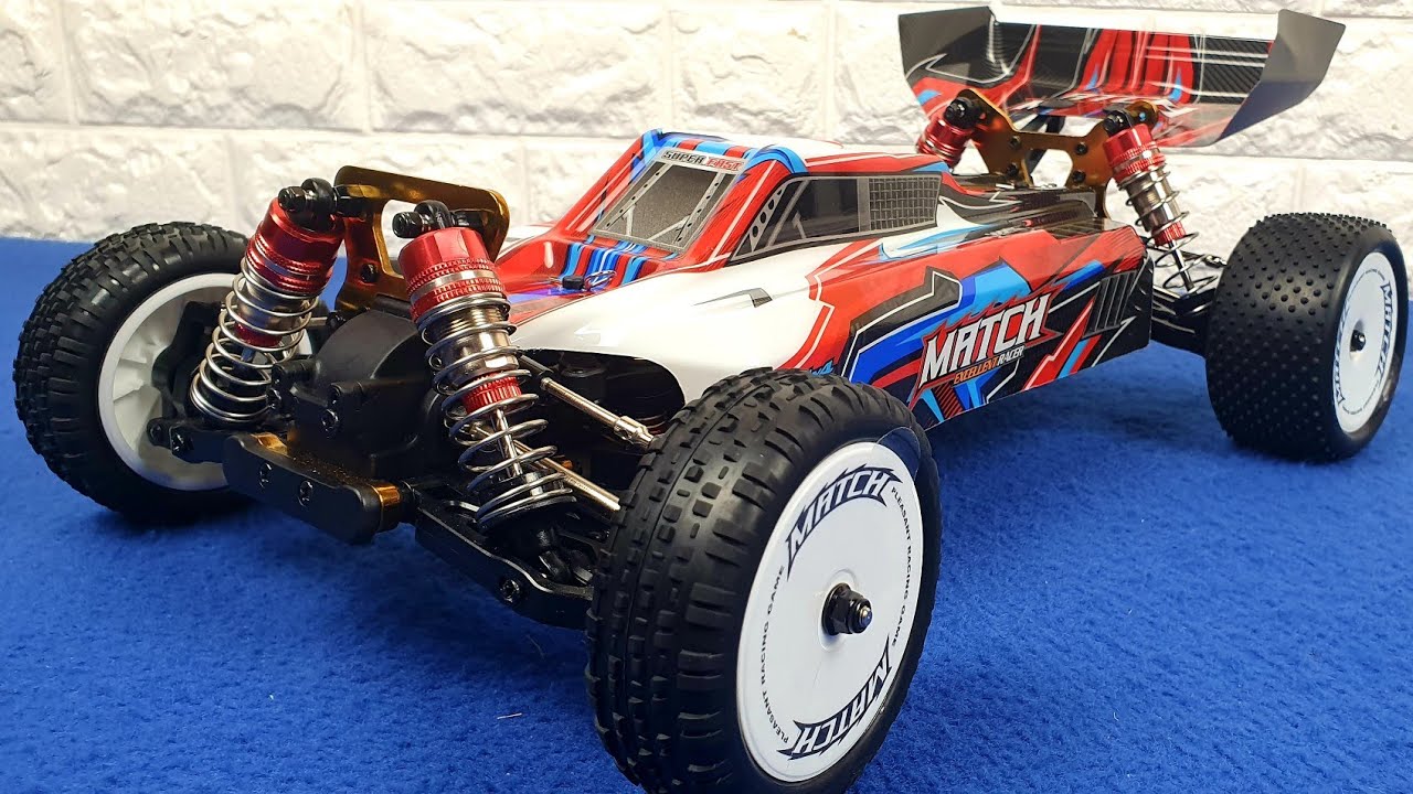 Wltoys 1/10 104001 4wd Unboxing + Test 2S 3S Lipo 2.4G 4WD Rc Car Metal Buggy Xk Off-Road RTR