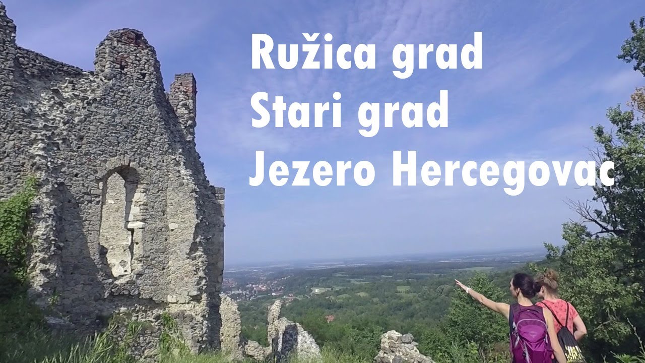 Ružica grad, Stari grad i jezero Hercegovac