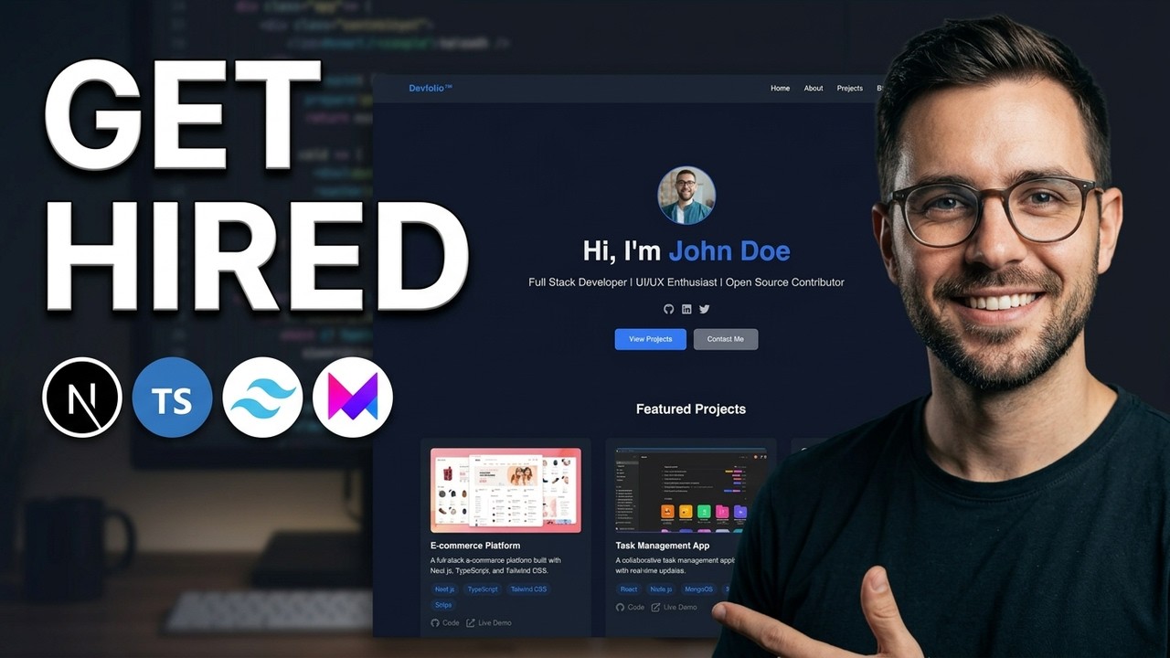 Build a Portfolio Website with Next.js (and Get Hired!)
