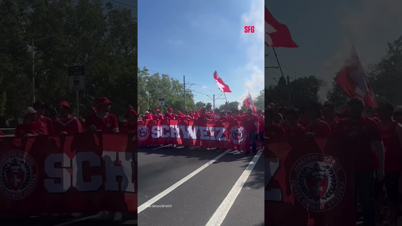 Swiss fans flood Santa Clara streets ahead of Bay Area World Cup opener