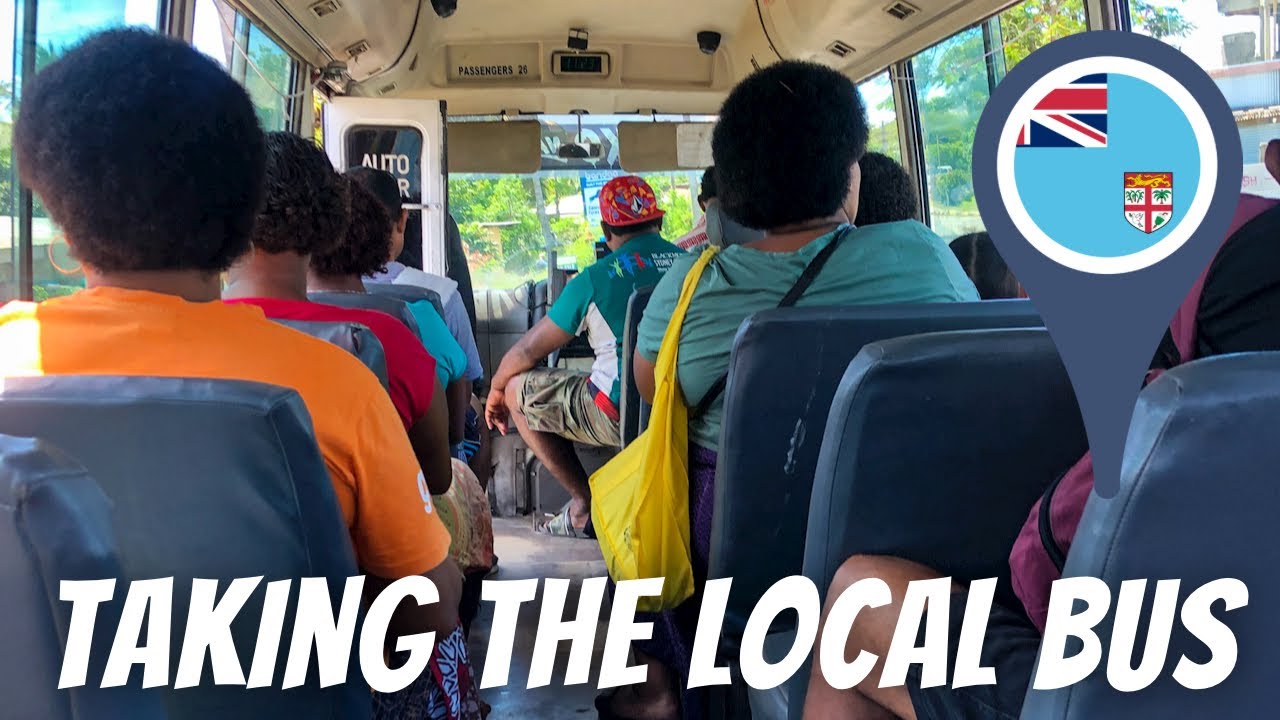 FIJI: Taking the local bus to market in Sigatoka, Coral Coast.