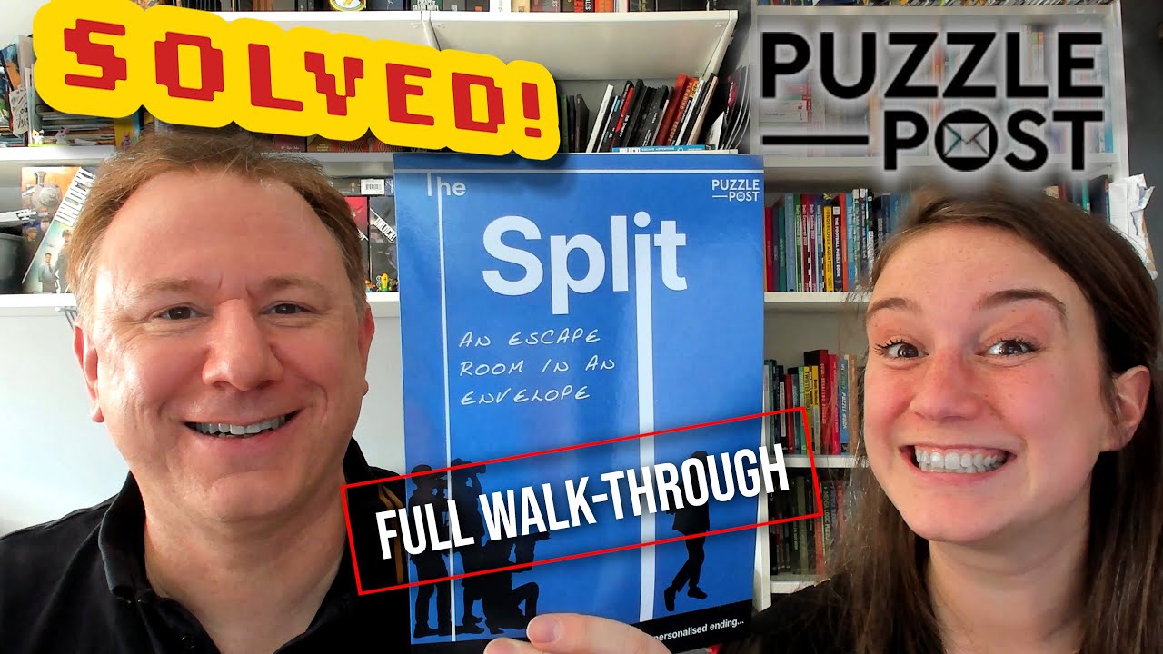 Solved! The Split from Puzzle Post - full walkthrough with Dr Gareth and Laura