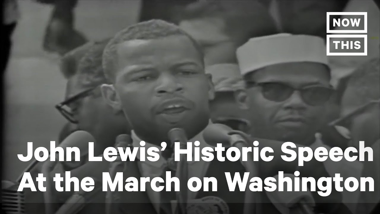John Lewis' Historic Speech at the March on Washington | NowThis
