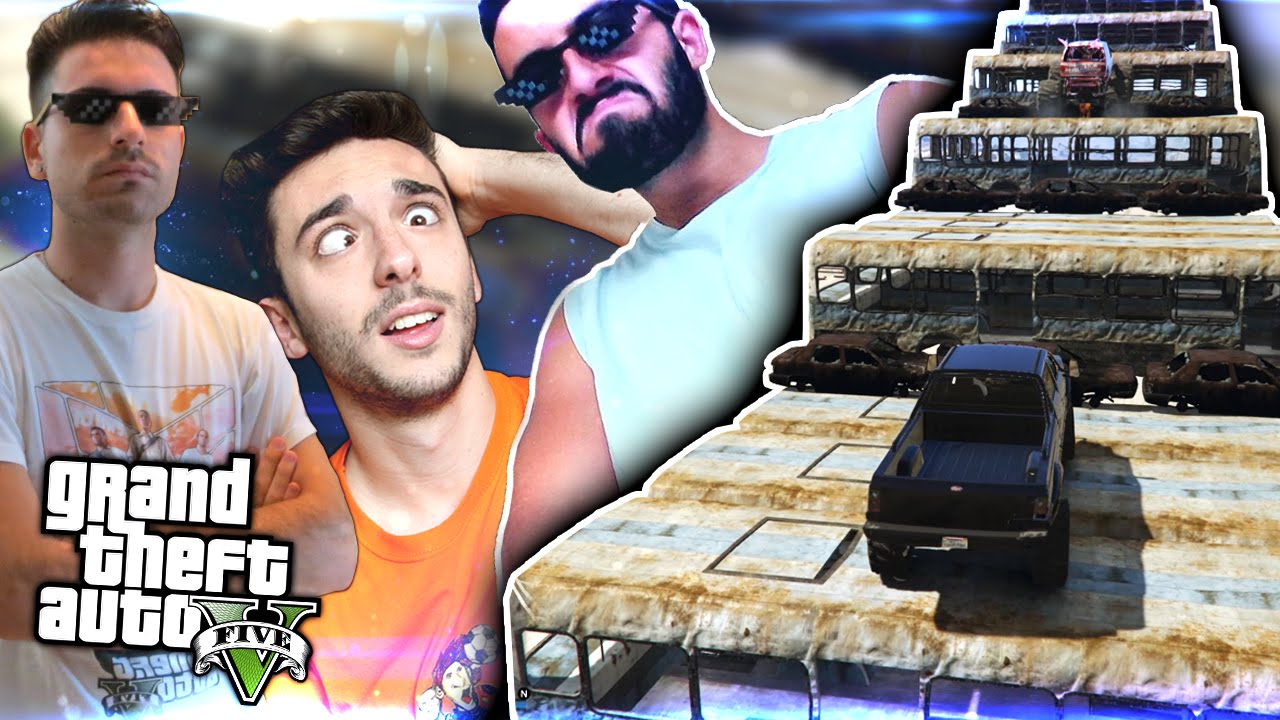 MONSTER CHALLENGE!! SVETLANA IMPAZZISCE! - GTA V ONLINE w/ S7ORMy & Murry