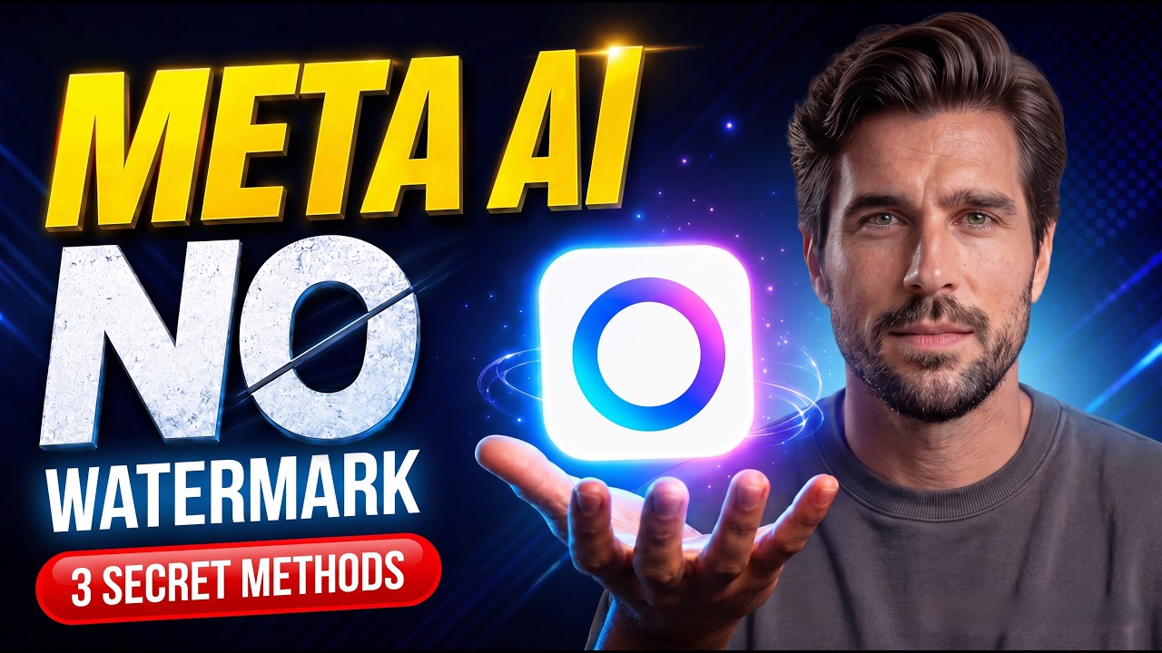 How To Remove Meta AI Watermark (3 Working Free Methods) 🔥
