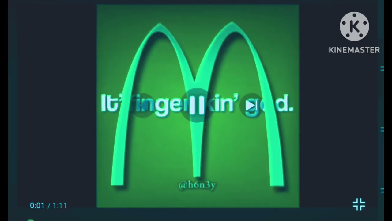 McDonald's finger licking good effect zoey4xmmi I can do it is g major 