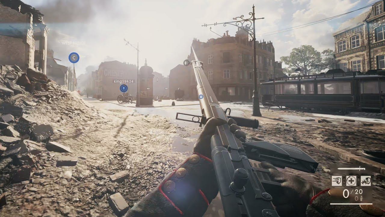 Battlefield 1: RSC 1917 Optical gameplay (No Commentary)