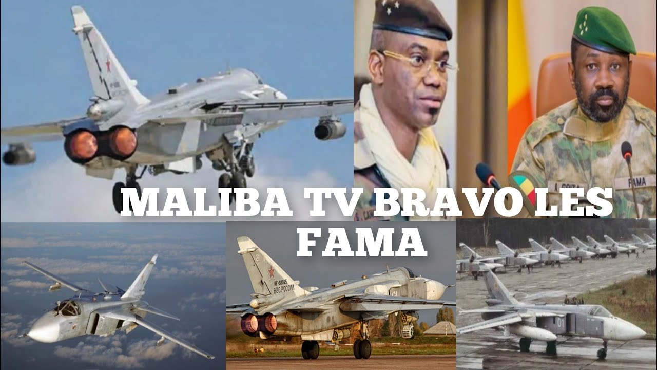 MALIBA TV: TRÈS TRÈS BONNE NOUVELLE RÉCEPTION DES NOUVEAUX AVIONS DE CHASSE SUKHOI 24 RUSSE AU MALI 