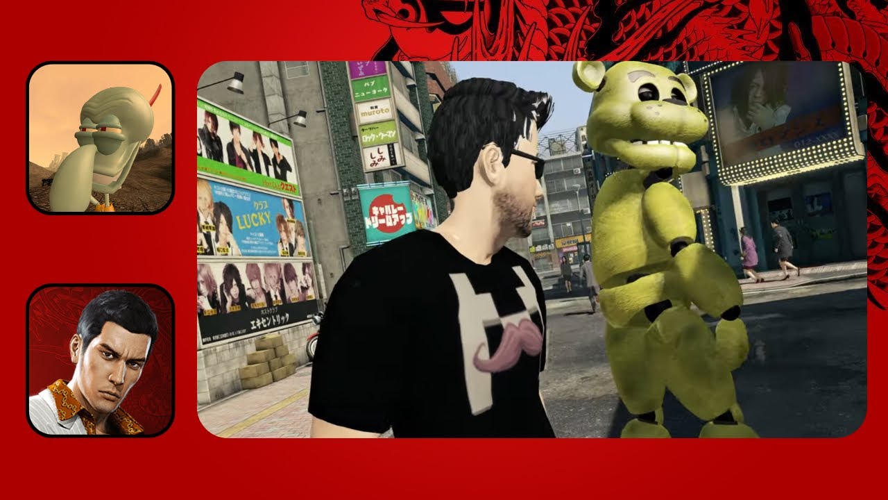 Yakuza 0 mod (Markiplier vs Golden Freddy)