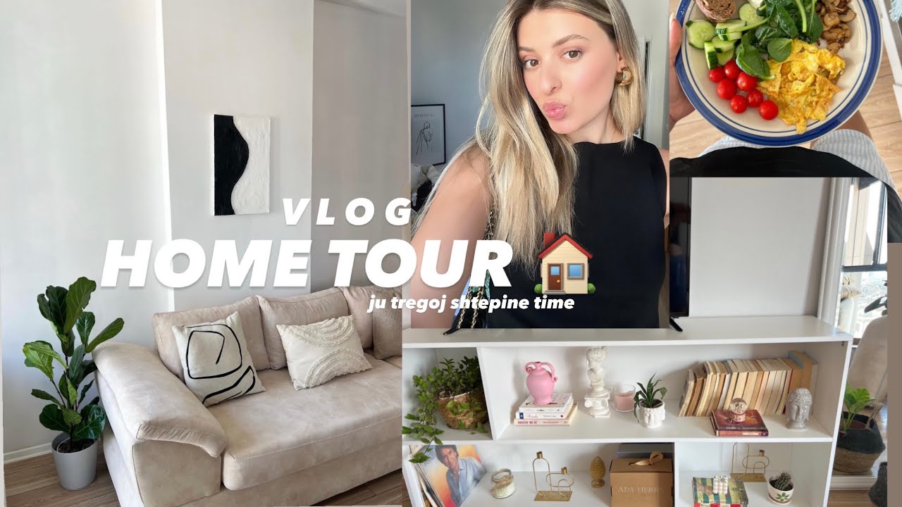 HOME TOUR | Ju tregoj shtepine, dekorim, gym , tave me bamje | vlog