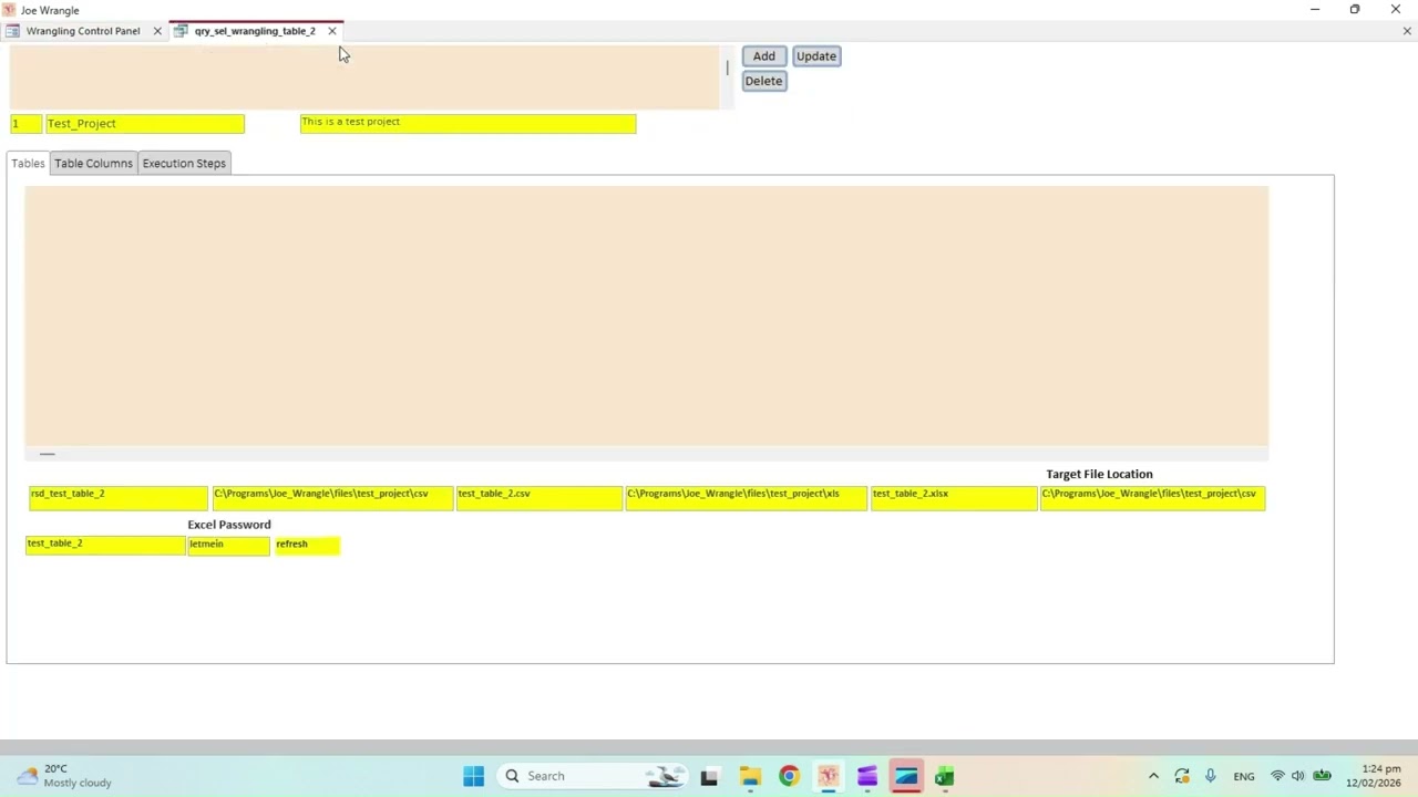 3  Import Excel File to Table