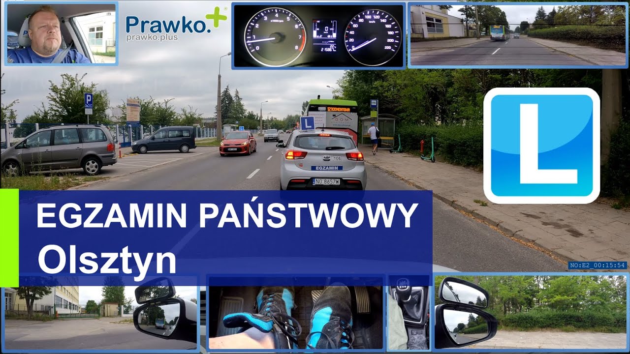 Trasa egzaminacyjna WORD Olsztyn, zobacz jak zdać egzamin na Prawo jazdy w Olsztynie