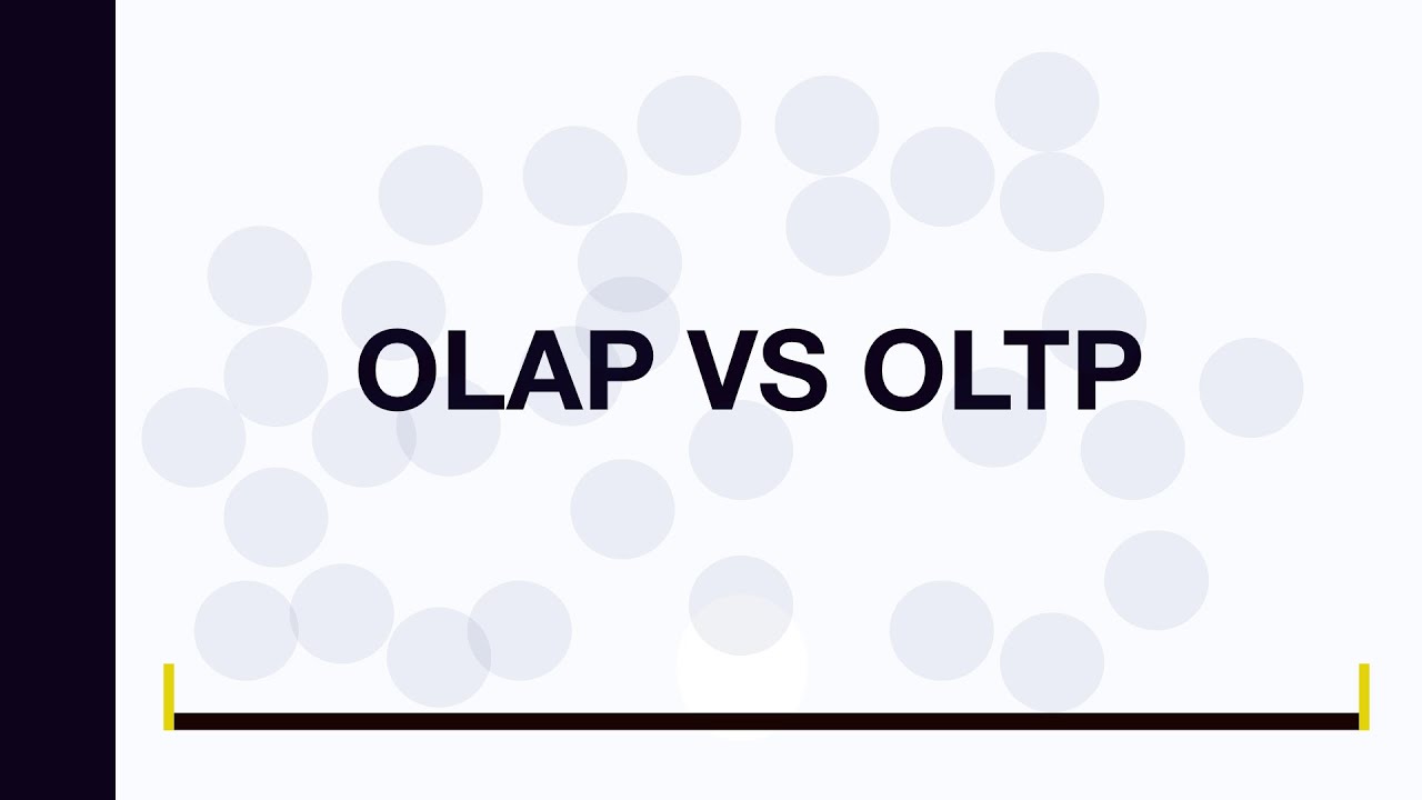 OLAP vs OLTP