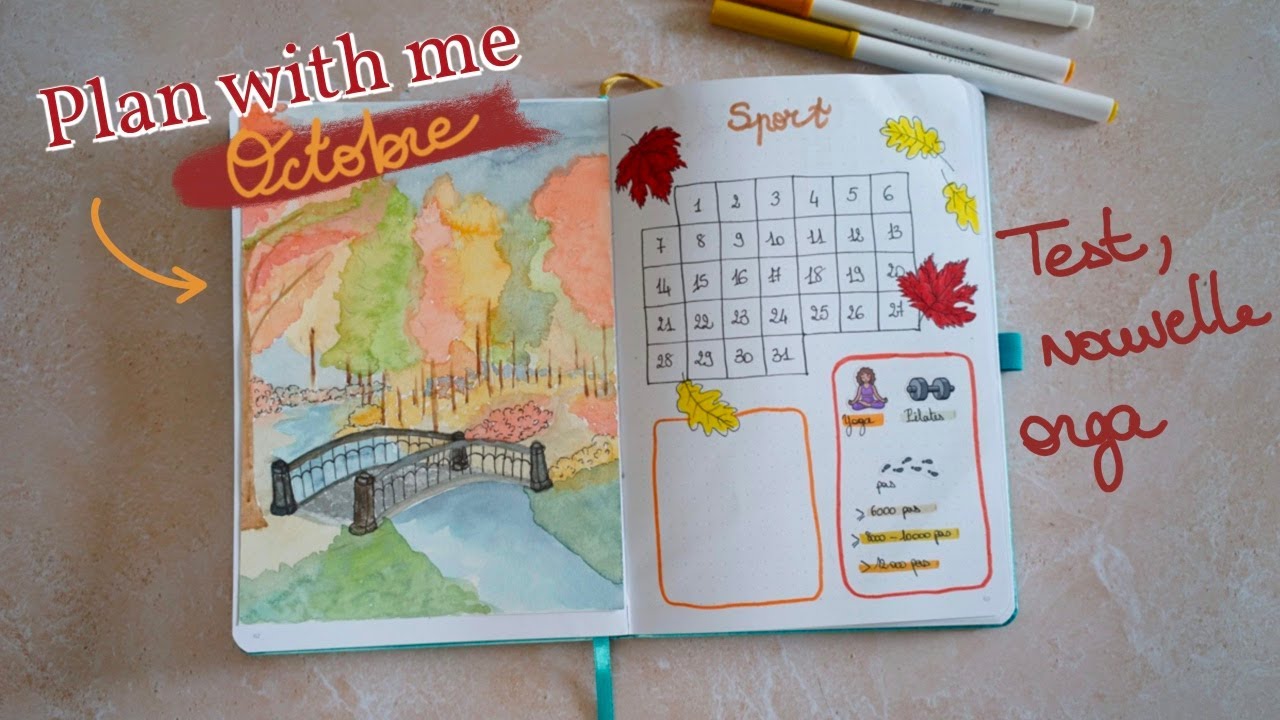 Bullet journal | Plan with me Octobre