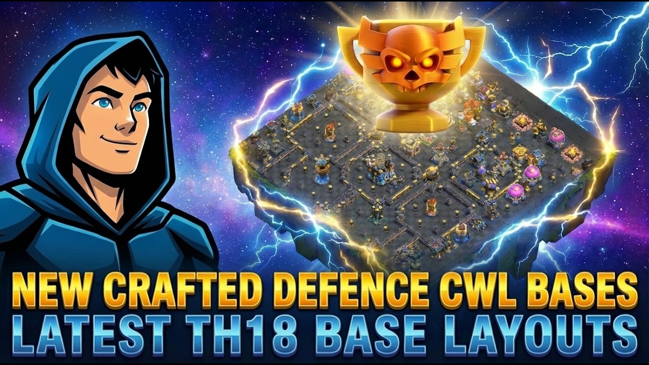 Top 10 TH18 CWL Bases After April 2026 Update! | NEW Crafted Defence TH18 bases for CWL