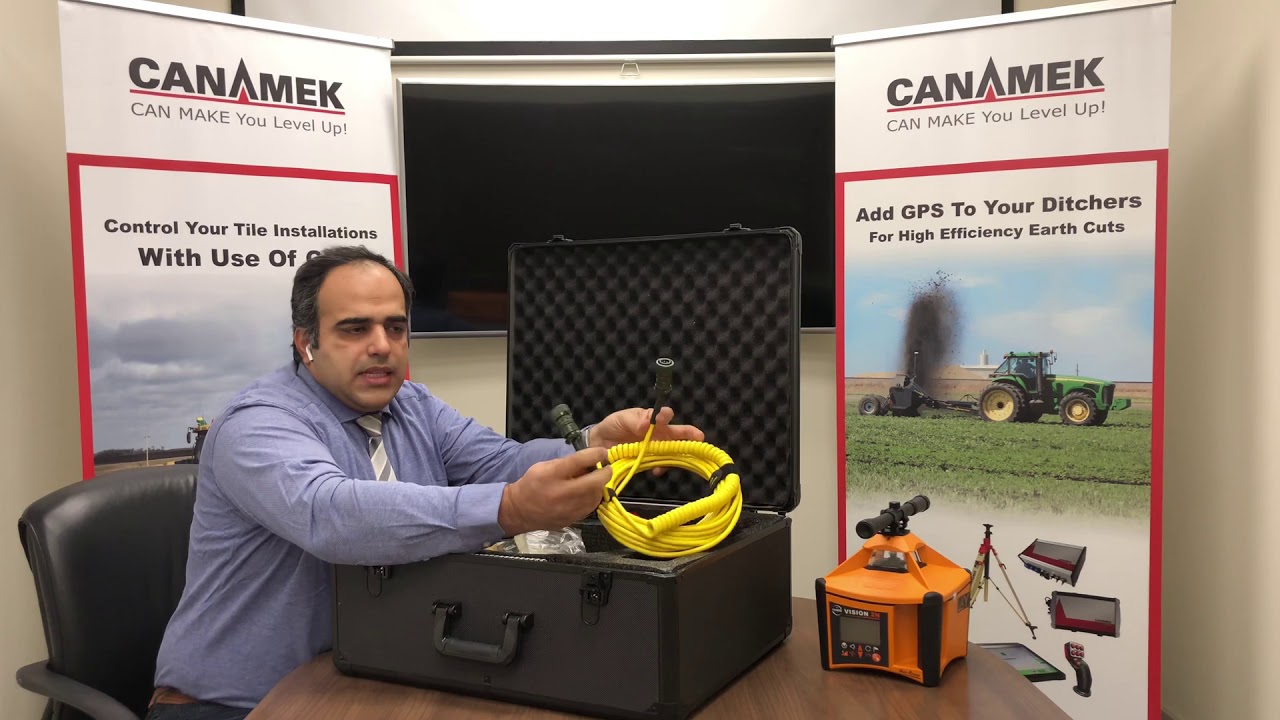 Unpacking CANAMEK GOLD Laser levelling control system From CANADA