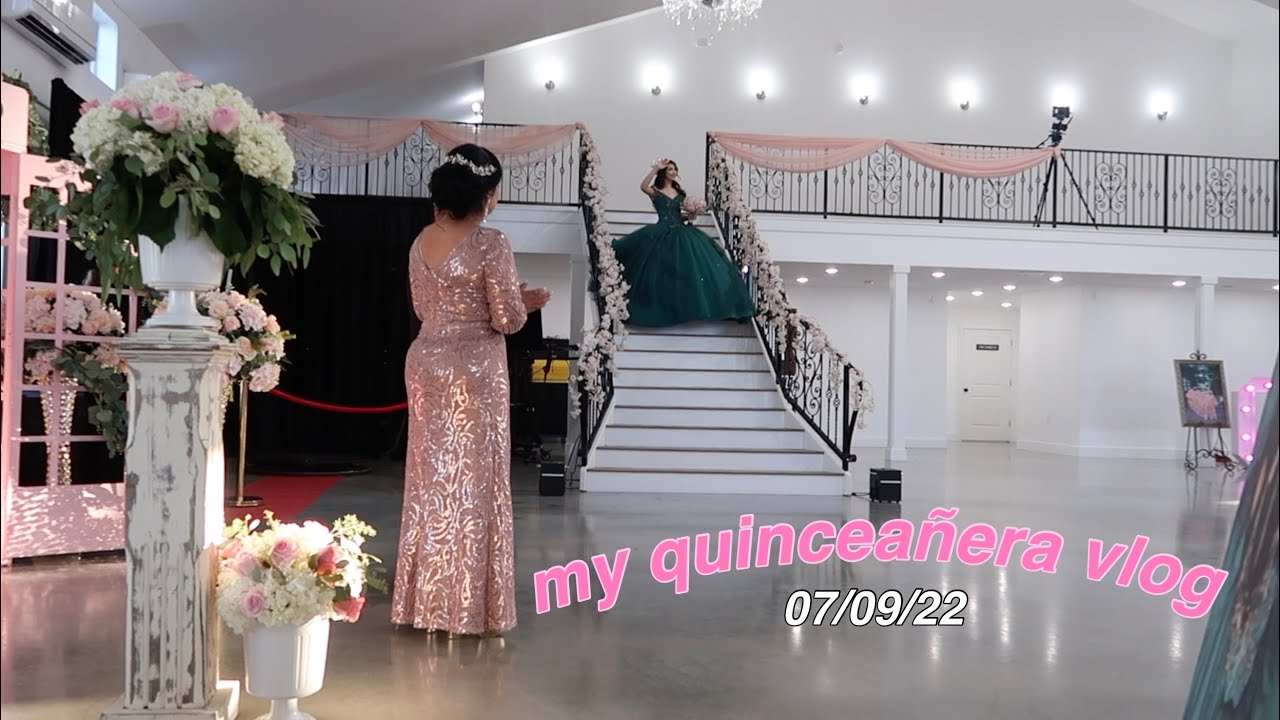 VLOG: DAY OF MY QUINCEAÑERA | grwm, party bus, dances, etc