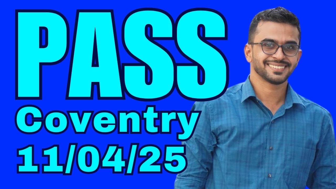 Coventry Driving Test 11/04/25 Live Dashcam Footage