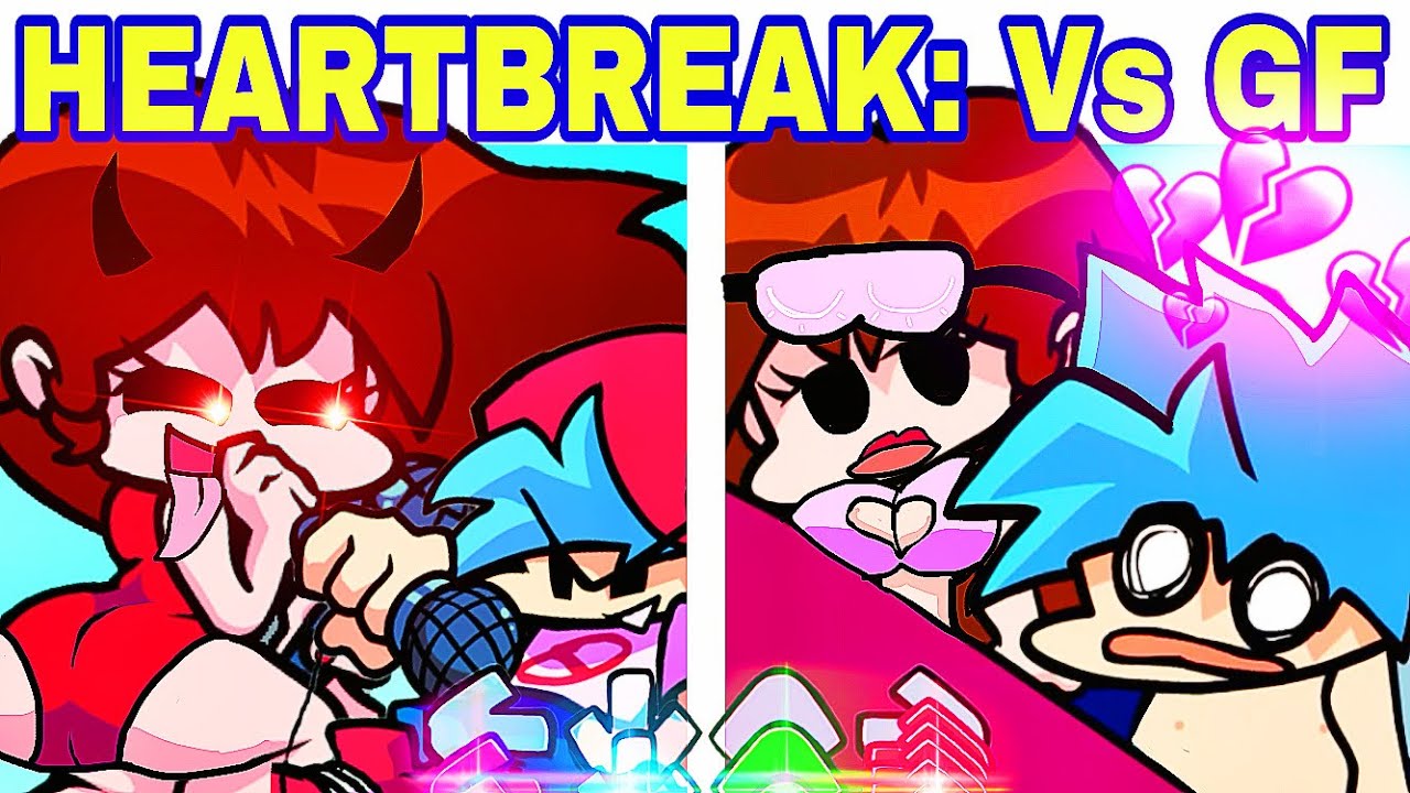 Friday Night Funkin' HEARTBREAK: VS Girlfriend Remastered | BF VS GF (FNF Mod)