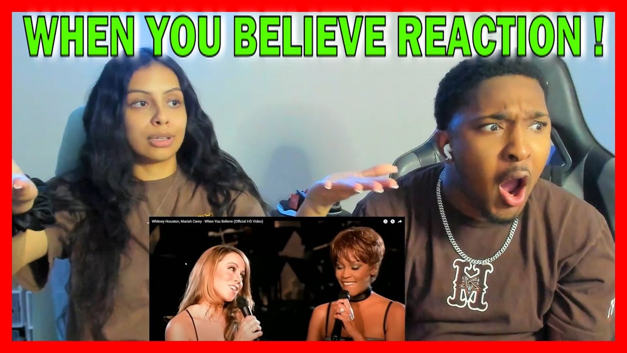 Whitney Houston, Mariah Carey - When You Believe | REACTION