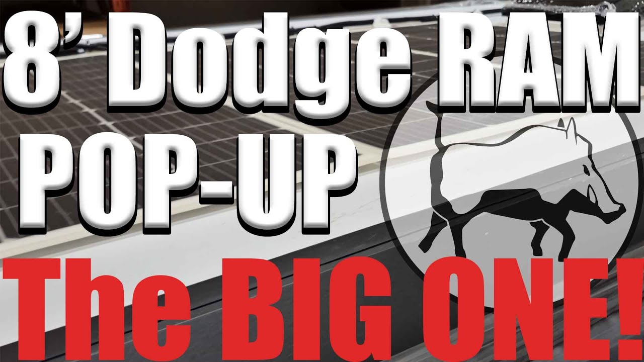 8' Niji Popup Camper Has Arrived - Built For A Full Size Dodge RAM 3500 With An 8 Foot Bed!